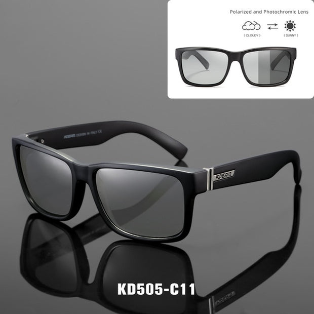 Revamp Of Sport Men Sunglasses Polarized KDEAM Shockingly Colors Sun Glasses Outdoor Driving Photochromic Sunglass With Box