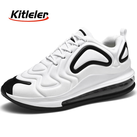 Air Cushion Running Shoes Men Lightweight Sneakers Men Outdoor Lightweight Big Size Sport Tennis New Fashion White Sneakers