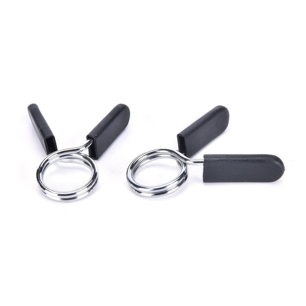 2Pcs 28mm Spring Barbell Gym Clip Weight Bar Dumbbell Lock Clamp Collar Clips gym equipment accessories Hole SIze