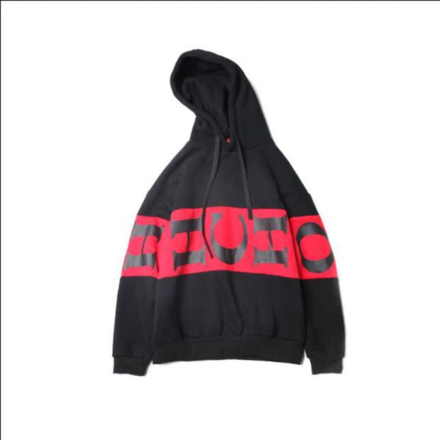 Hip Hop Hoodie Men Spring Fleece Street wear Hooded Cloth Soft Loose Style Letter Printed Suprem Mens Hoodies